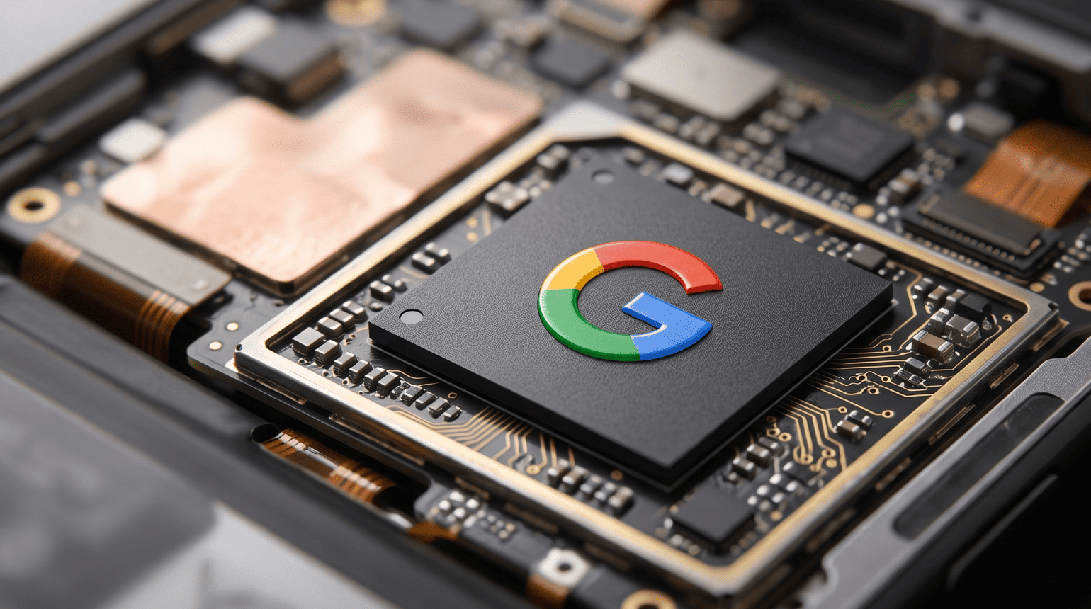 Google Tensor G6 SoC eingebettet in einem Smartphone